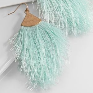 Tassel Earrings Mint